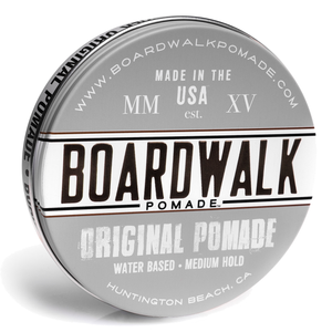 Boardwalk Original Pomade, water based and water soluble, aloe vera pomade, vegan pomade, natural pomade