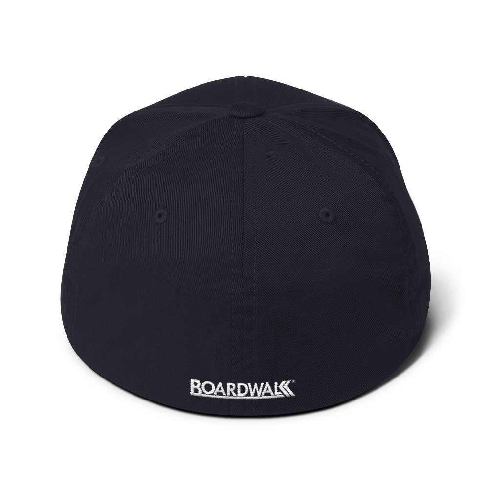 Boardwalk "Cali-Bars" Flex-Fit Cap (White Thread)